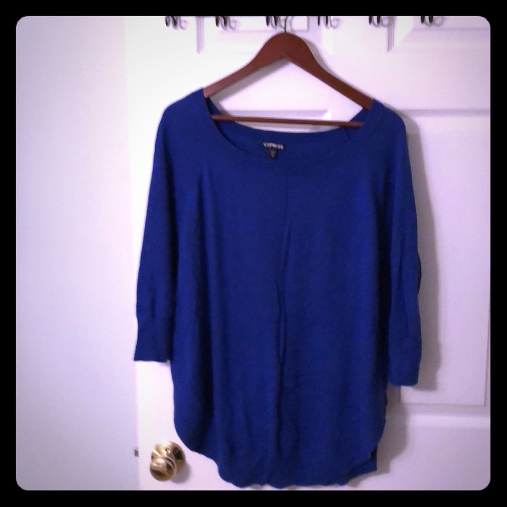 Royal Blue Express Sweater- medium